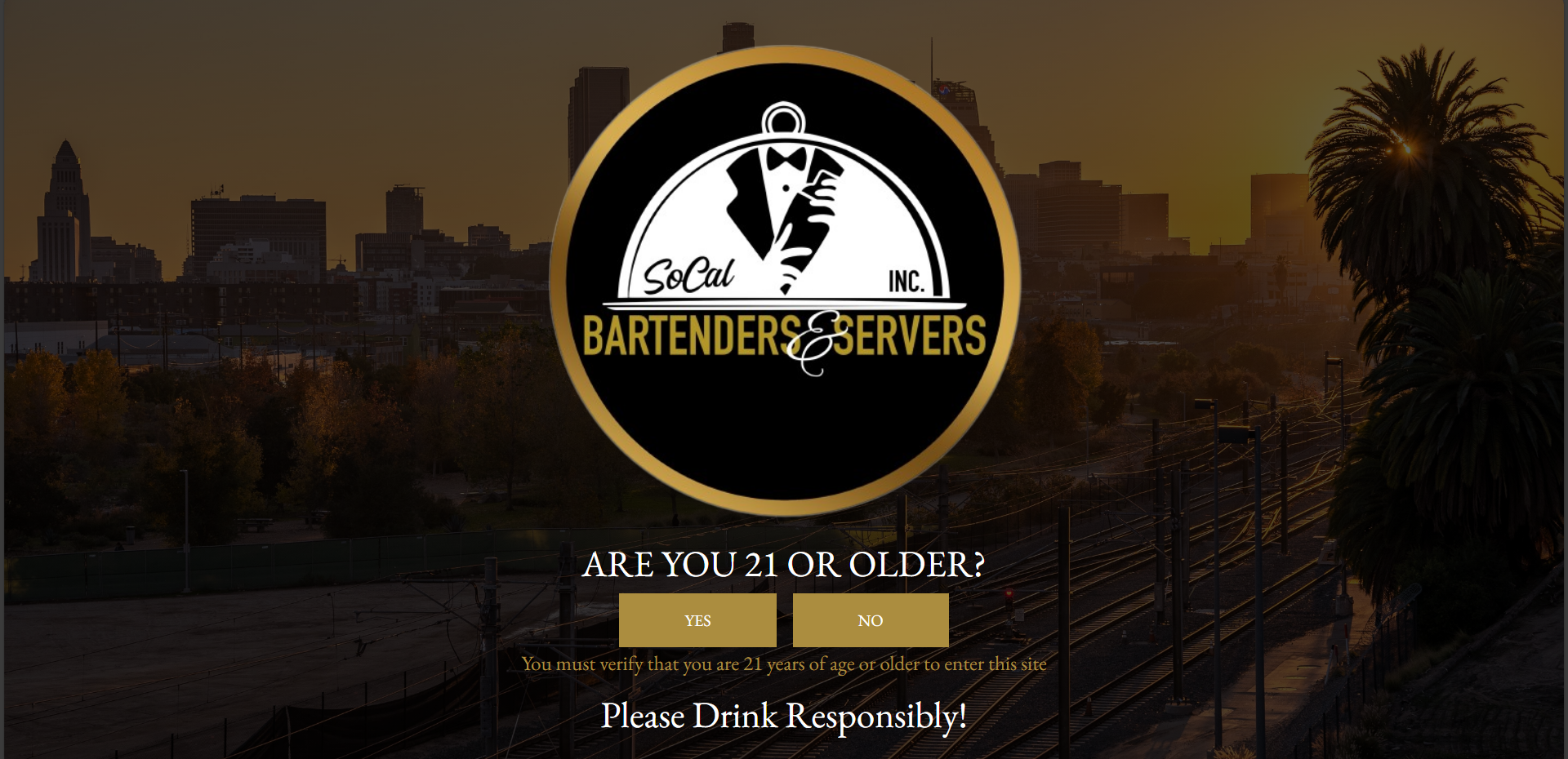Bartending Service Website
